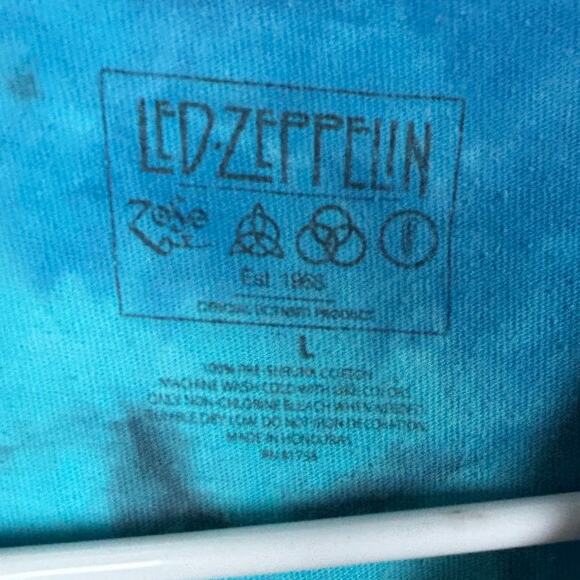 Led Zeppelin Tie Dye Band Tee size L - Picture 3 of 8